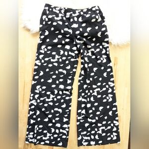 {New York & Company} Black and White Trousers